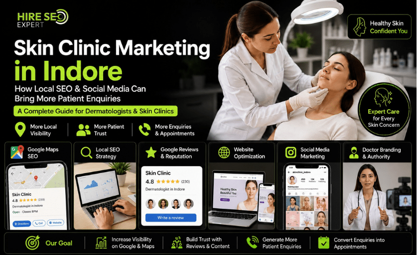 How can a skin clinic get more patient enquiries from Google